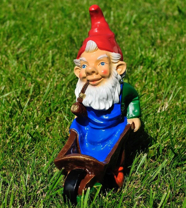 Figura Decorativa 5.003 Pitic cu roaba