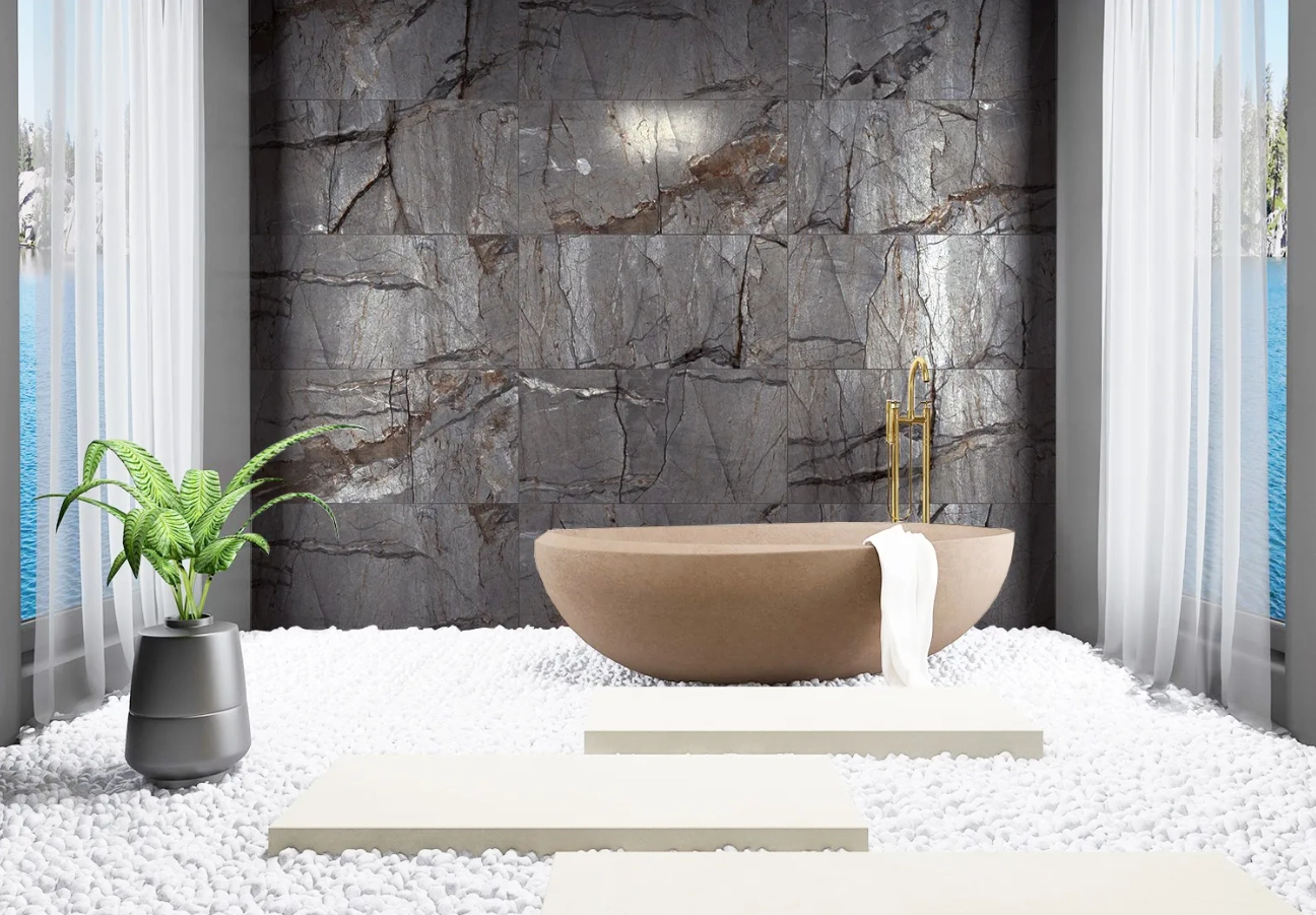 Gresie Anka Tortuga 60x120 Antracite