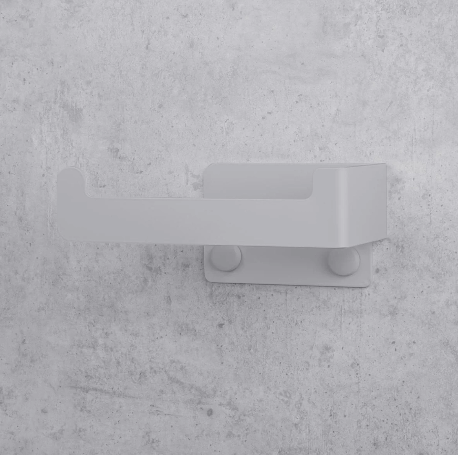 Держатель для туалетной бумаги Daske Zenda PH/Z-0096GR серый правый