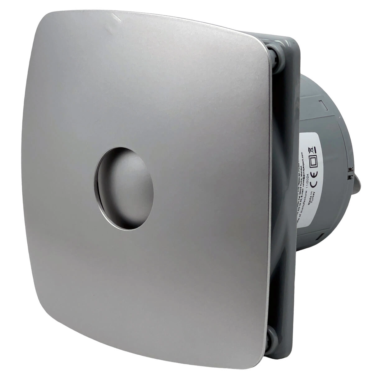 Вытяжной вентилятор Vent Europe Fine 100BD d100 Gray Metal