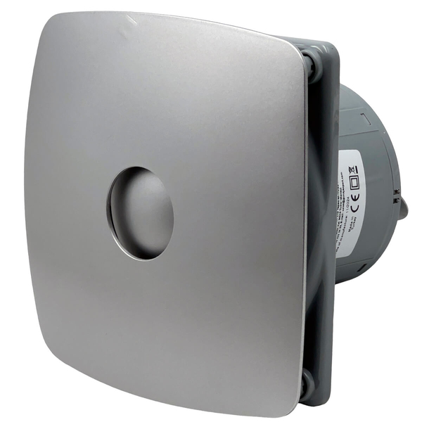 Вытяжной вентилятор Vent Europe Fine 100BD d100 Gray Metal