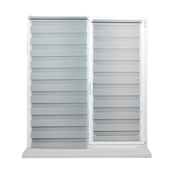 Jaluzele Zi-Noapte RATTAN Gri 0.85x1.7m
