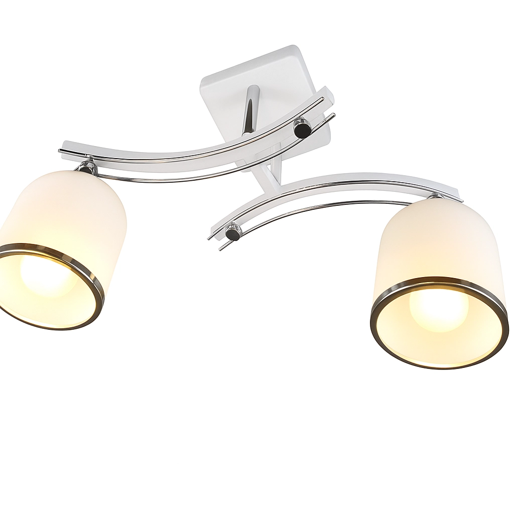 Люстра QH N1436/2 BK+CR E27