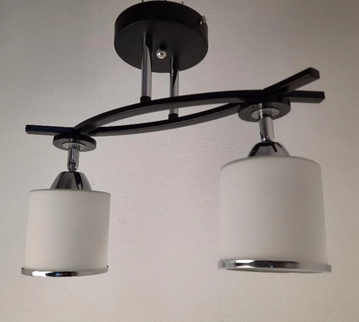 Люстра QH A2445/2 BK+CH E27