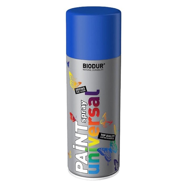 Спрей краска Biodur 400ml 5002 тёмно-синий