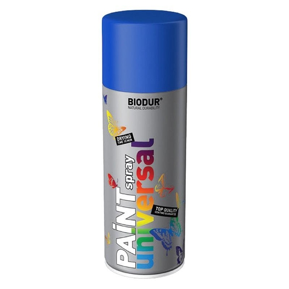Спрей краска Biodur 400ml 5002 тёмно-синий