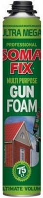 Монтажная пена Somafix Ultra Mega 870ml 75l 80000