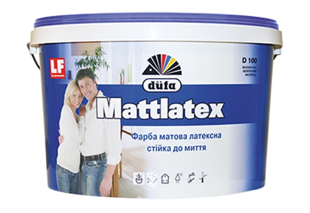 Краска водоэмульсионная Mattlatex 7kg Dufa