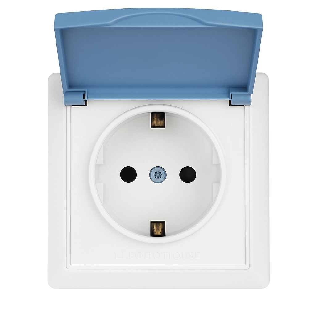 Priză cu capac IP44 Acura EH-2148