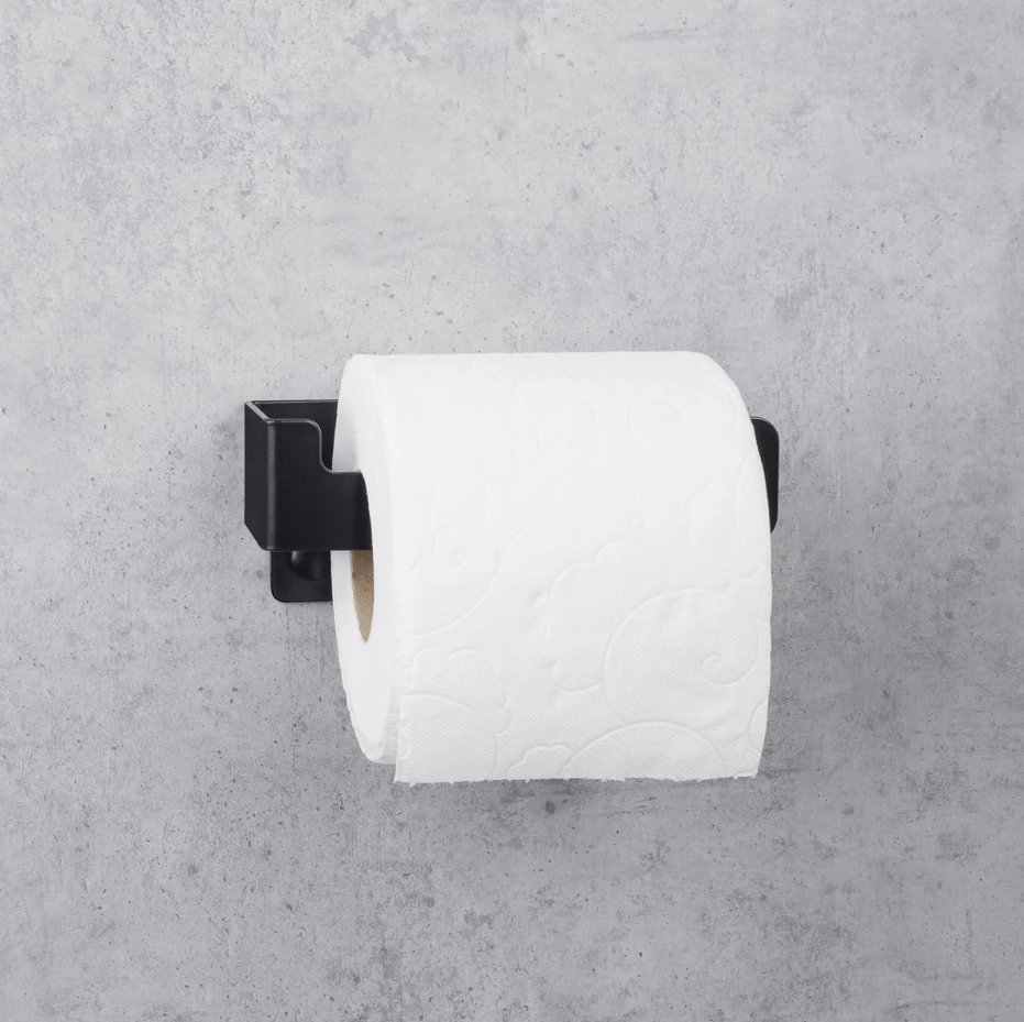 Держатель для туалетной бумаги Daske Zenda ADH PH/Z-1437BL-A черный левый