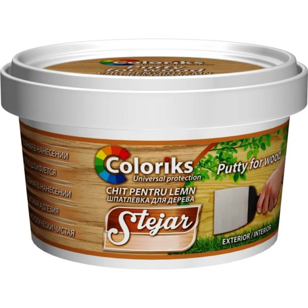 Шпатлёвка для дерева Coloriks 0.4kg pin