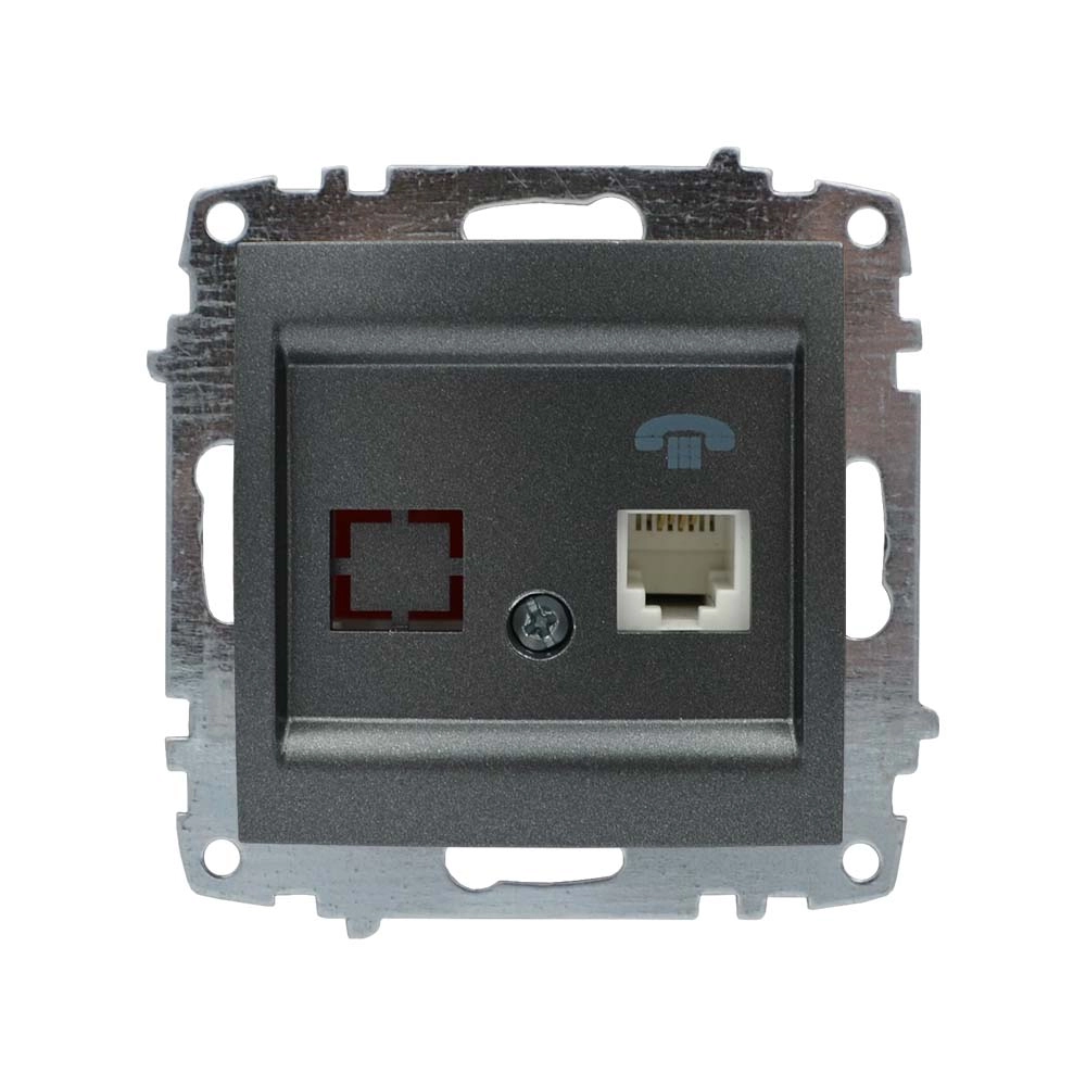 Priză telefon EL-BI Zena 609-011100-221 