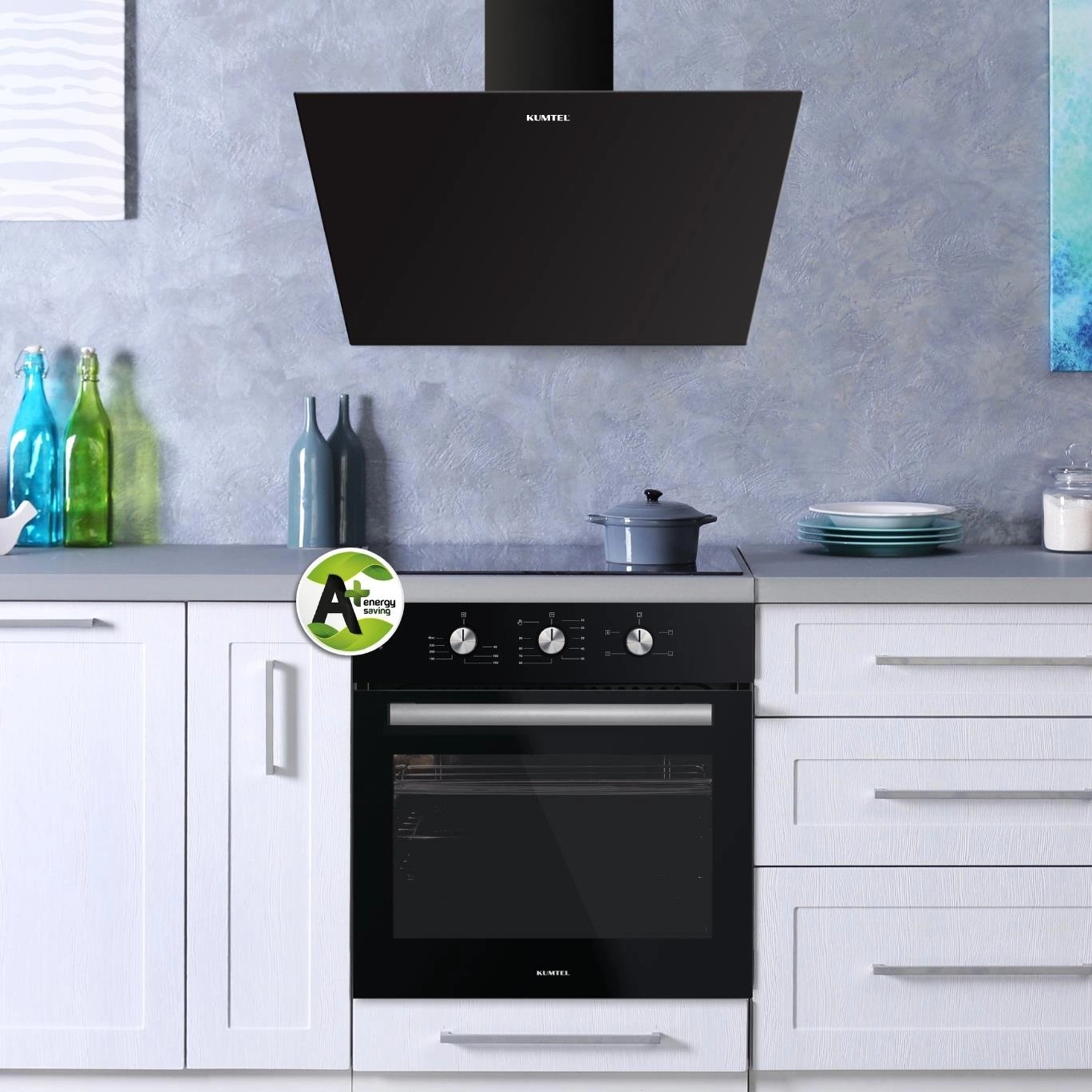 Вытяжка встраиваемая Kumtel Negru DA6-833