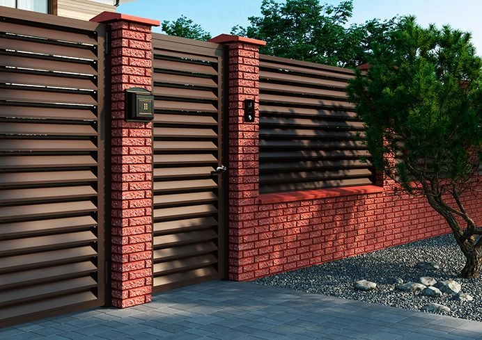 Кирпич столбца красный 235*75*75