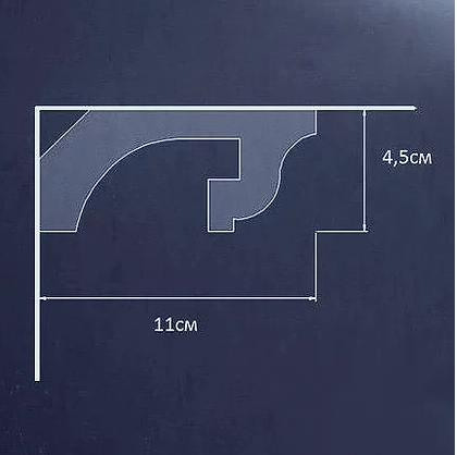 Profil XPS LD-01.1 110*45*2000 