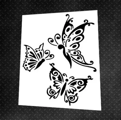 Трафарет Бабочки 