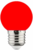 Bec LED E27 6400k roșu 71368