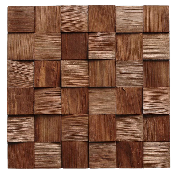Panel decorativ din lemn Pătrat mare 30 