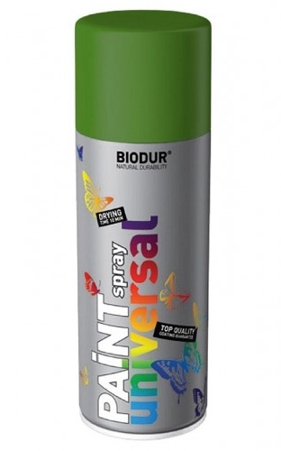 Спрей краска Biodur 400ml 6018 салатовый