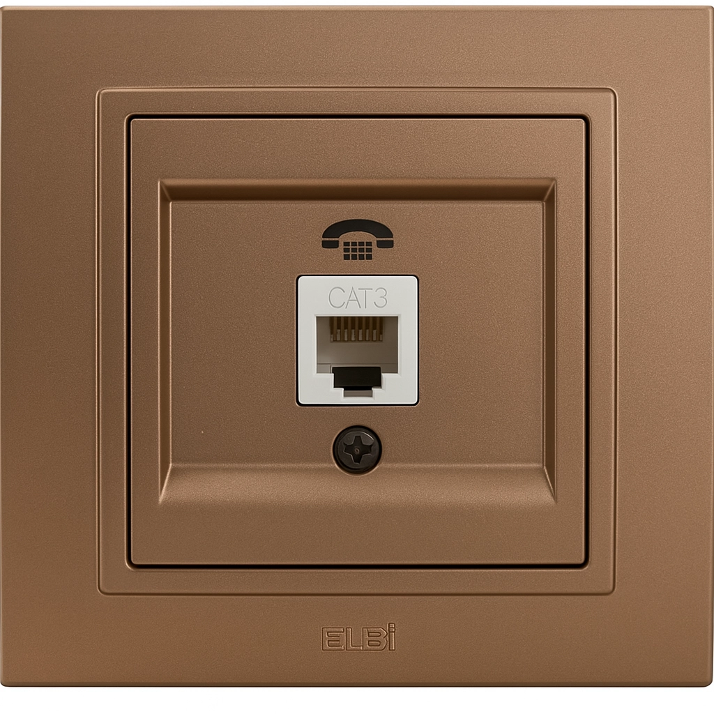 Priză telefon Numeris ST Elbi Zena 609-014000-221