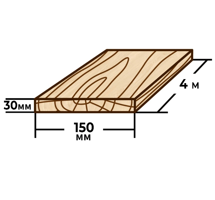 Scândură 30x150mm 4m