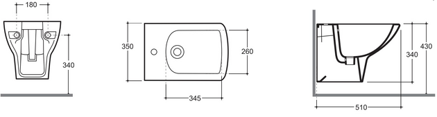 Биде Keramin Italia 1c