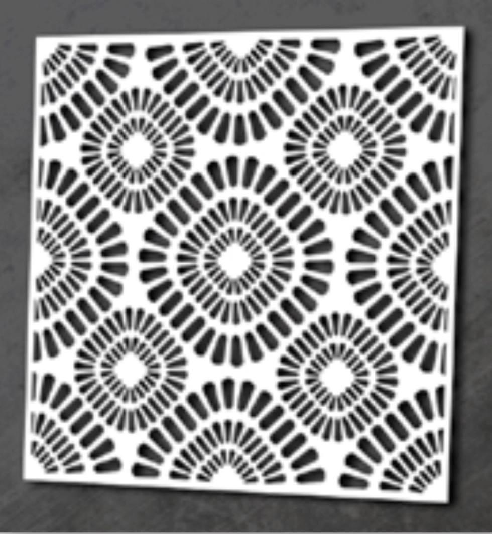 Трафарет Геометрия 9 