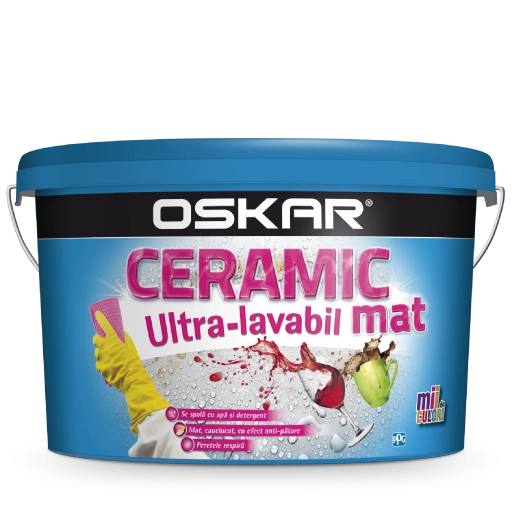 Vopsea Oskar Ceramic Ultralavabil Mat 2.5l