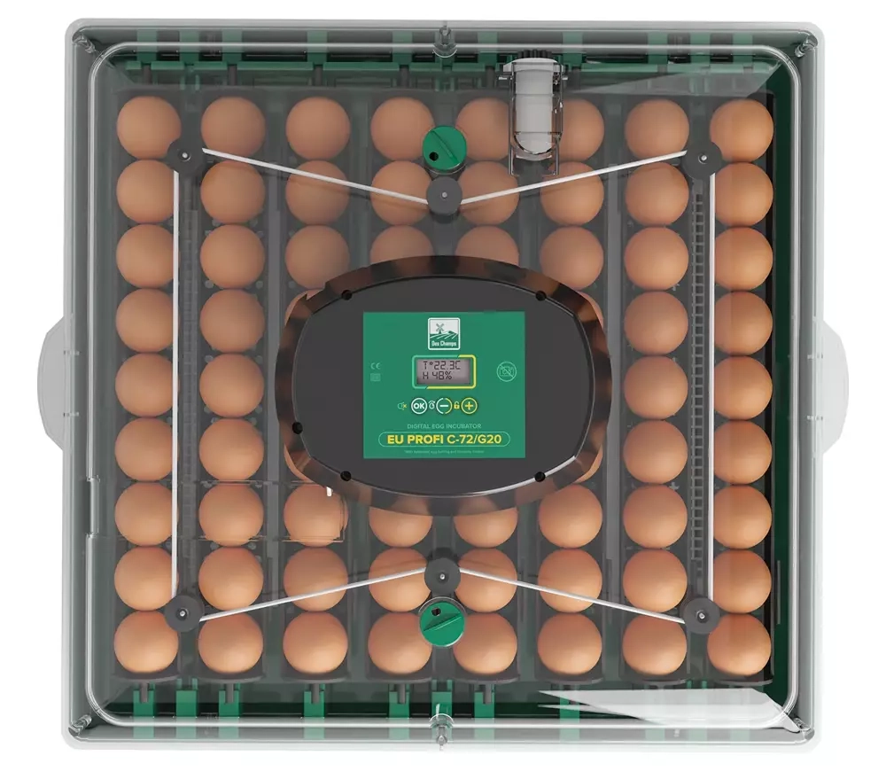 Incubator pentru ouă Des Champs Eco Profi C-72
