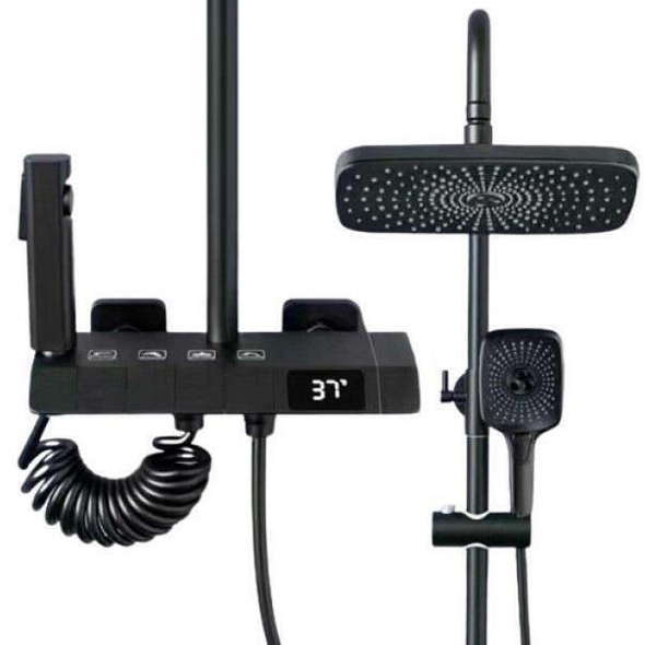 Sistemă de duș Miscellaneous Black Orfei 8002