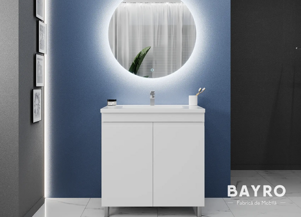 Mobilier de baie  Bayro Stuudio Duo 118777 + Lavoar Nomi Argo 600 117255 