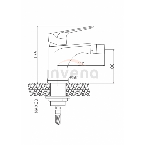 Baterie Dokos chrome/alb BB-19-002-V 