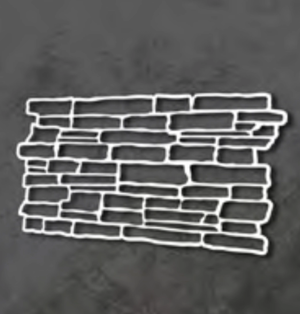 Трафарет Дикий камень 2 