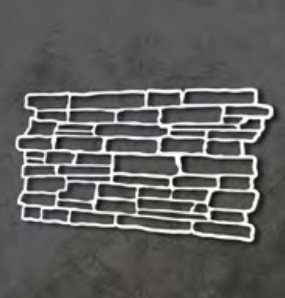 Трафарет Дикий камень 2 