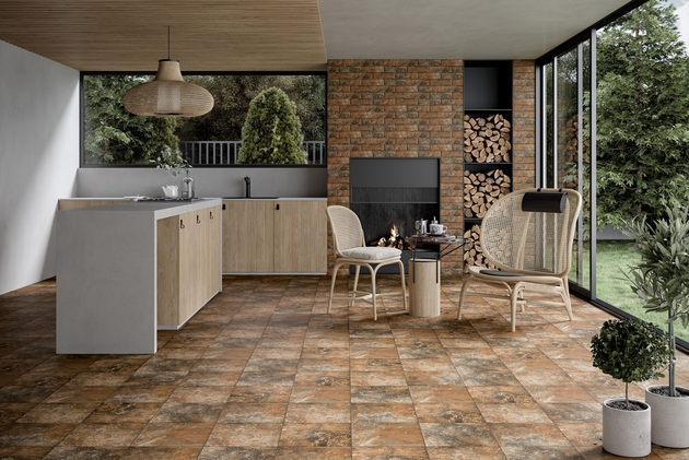 Клинкер Arteon 24.5*6.6 brown ele