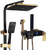 Душевая система Miscellaneous Black with Gold 8003