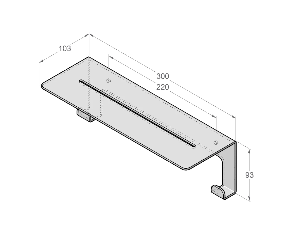 Raft Daske Grohys SH/GR-0492G gri