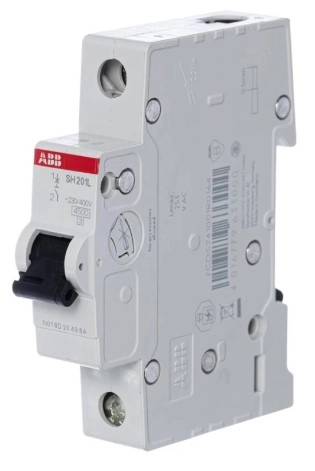 Автоматический выключатель SH201L-C 1P 4.5Ka ABB 20A 7681