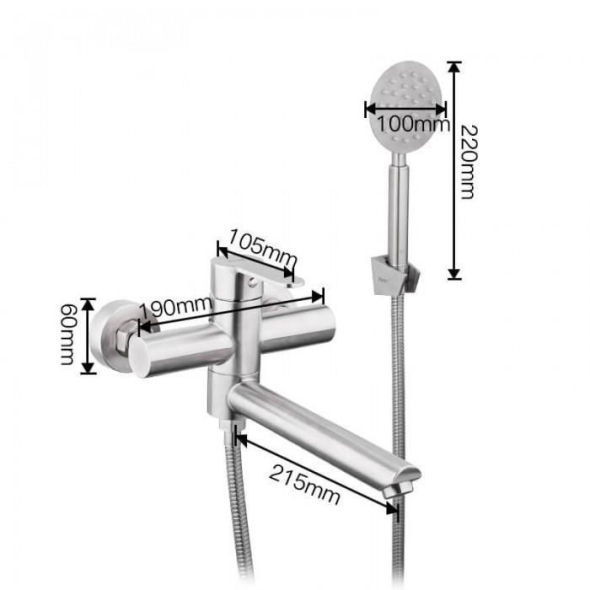 Baterie de baie Frap F32801 4263