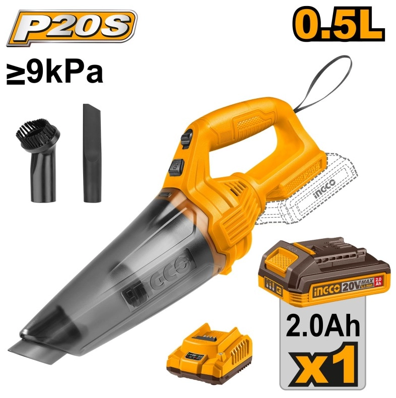 Аккумуляторный пылесос Ingco CVLI20126 50569 