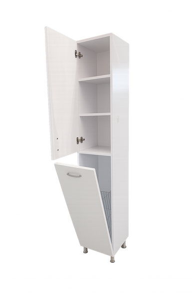 Dulap pentru baie 1800x350 cu coș