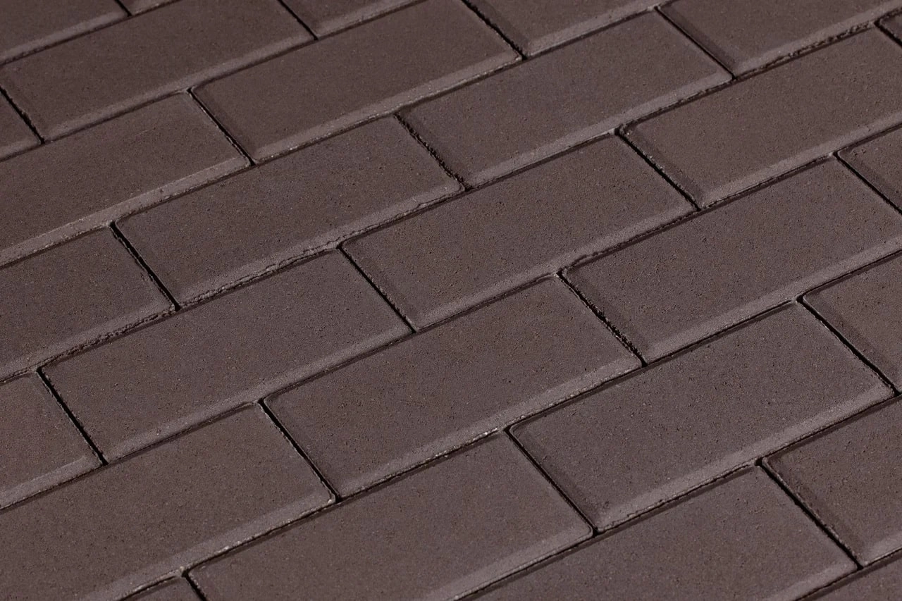 Брусчатка КИРПИЧ 4см коричневый