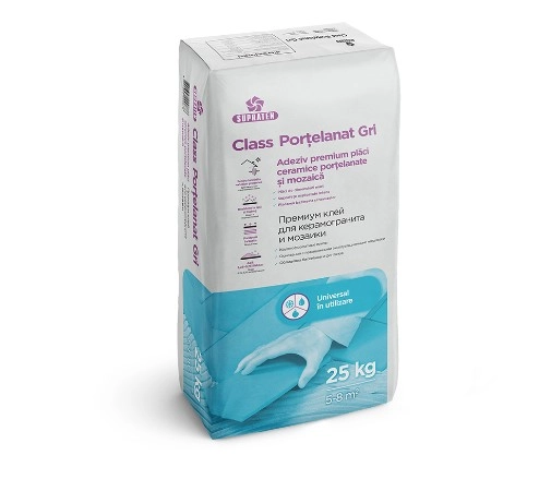 Adeziv Supraten Class Porțelanat Gri 25kg 