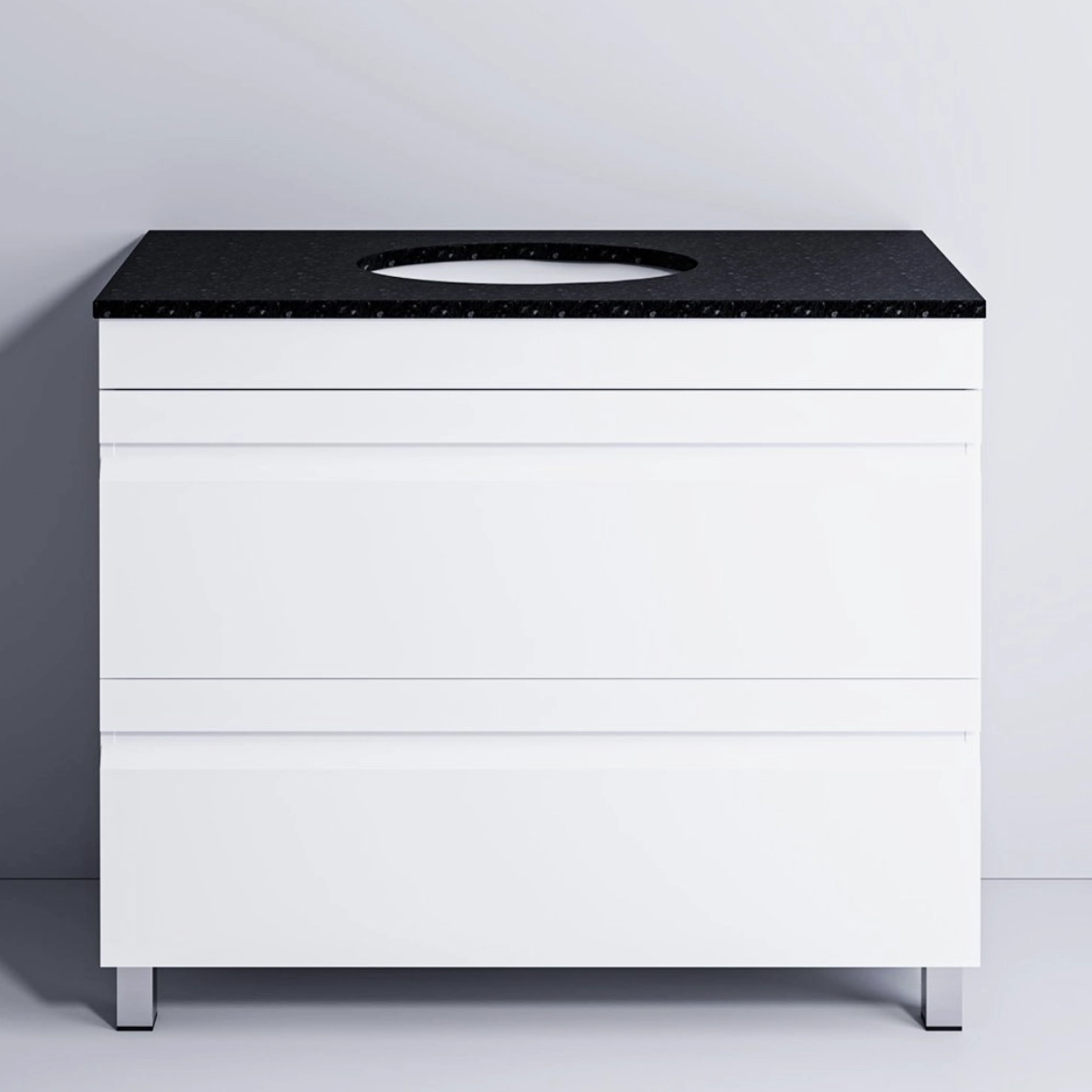 Шкаф под умывальник Viscon 75 New white 1512138 