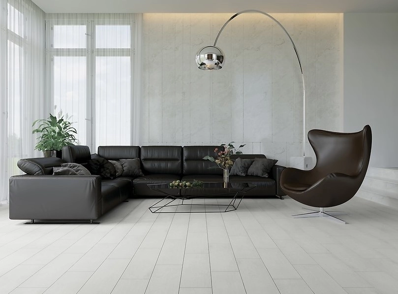 Gresie Cersanit AshenWood 18.5x59.8 white