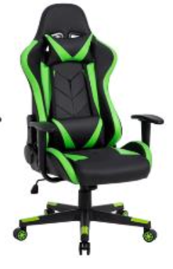 Стул SA-R-1103 Game BOF00001619 черно-зеленый