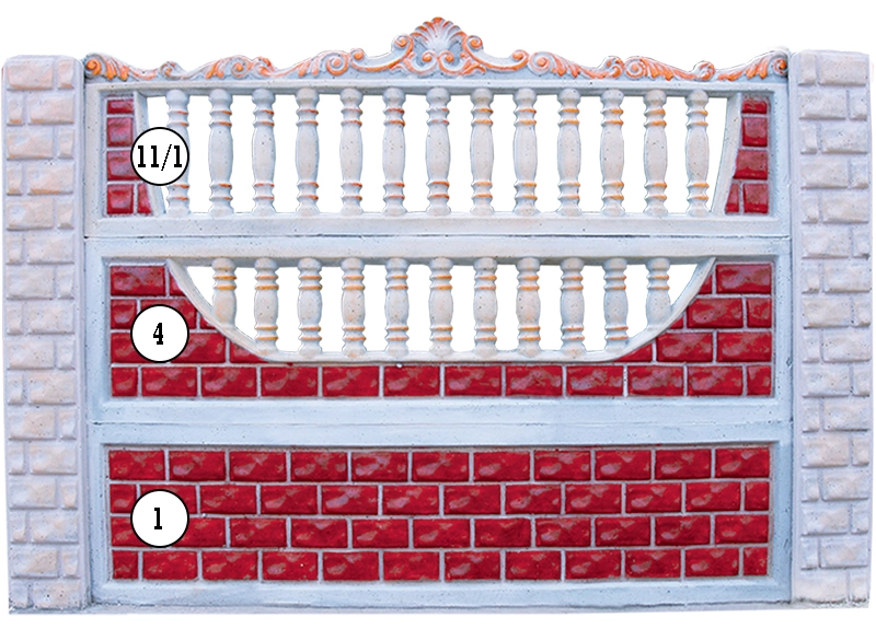 Декоративный забор ST11/1