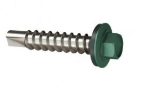 Шуруп для металлической черепицы 4,8x19 6005 042214
