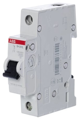 întrerupător automat SH201L-C 1P 4.5Ka ABB 6A 7678