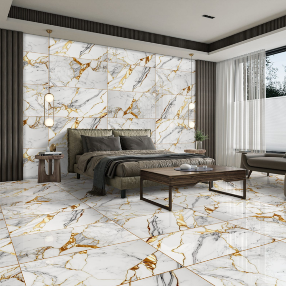 Плитка Cluster 60*120 Alient grey glossy